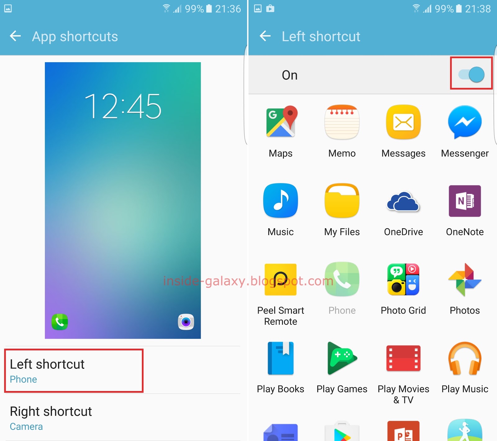 Inside Galaxy Samsung Galaxy S6 Edge How to Remove App Shortcuts on
