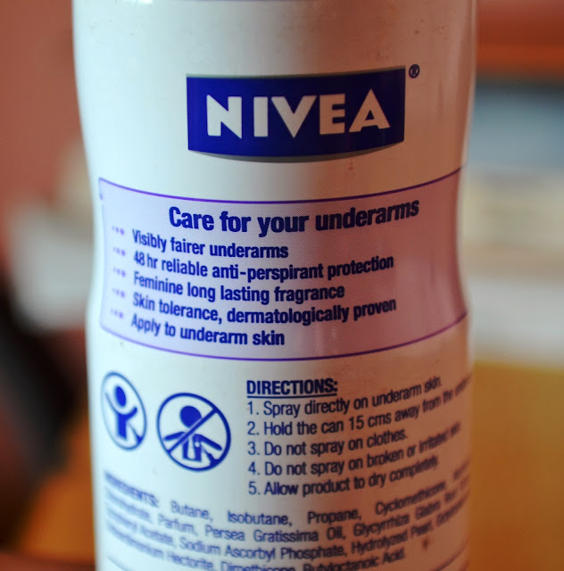Nivea Whitening Deo Spray Review and Pictures