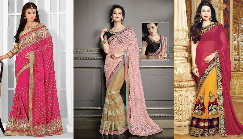 Best Linen Sarees Blouse Designs for 2019