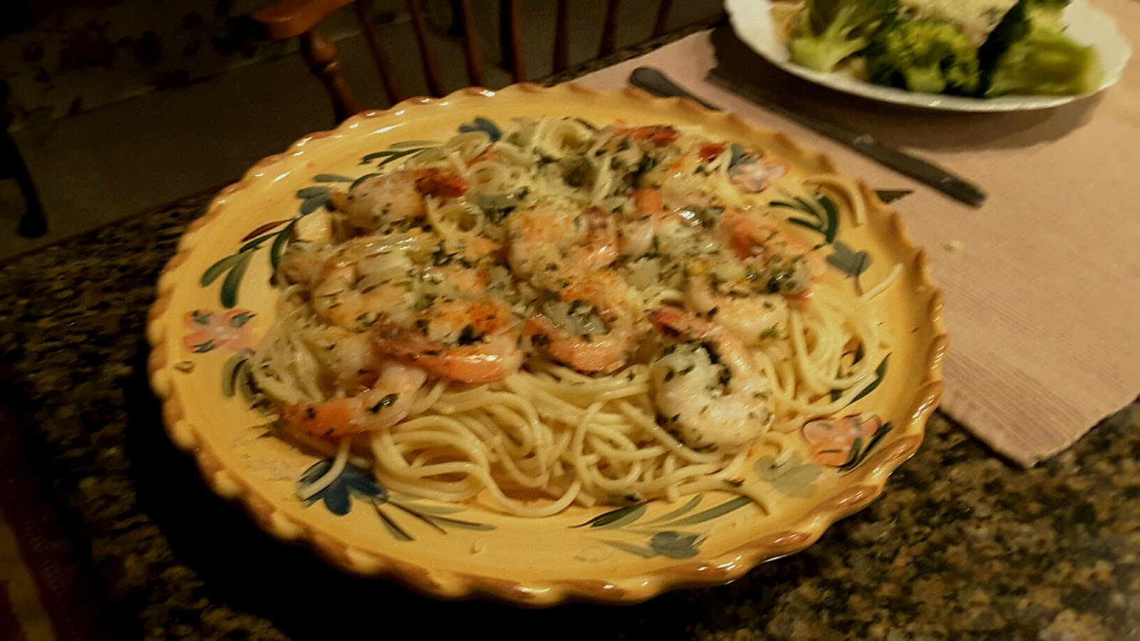 15 Minute Shrimp Linguine With Lemon Garlic Butter Sauce!