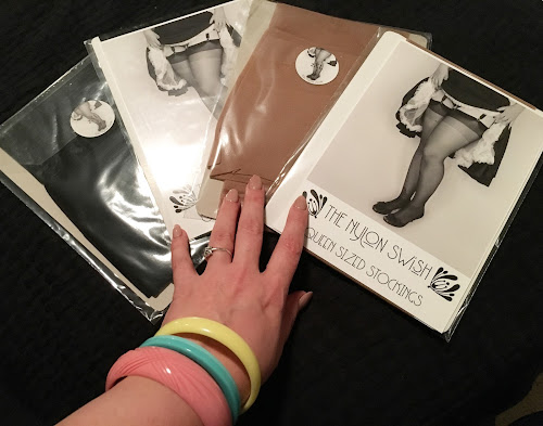 The Nylon Swish Queen Size Stockings Size And Fit Quirky And Curvy