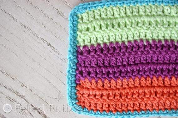 How to Crochet Clean Edges along Rough Edges Tutorial by Felted Button (Colorful Crochet Patterns)