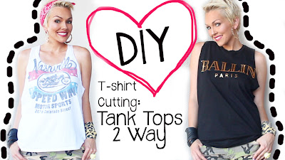 kandeej.com: DIY T-shirt Cutting: T-shirts to Cute Tank Tops: