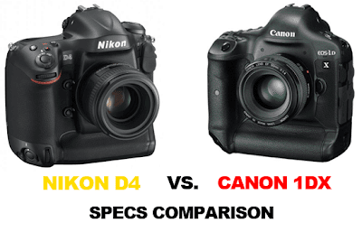Canon EOS 1DX VS Nikon D4