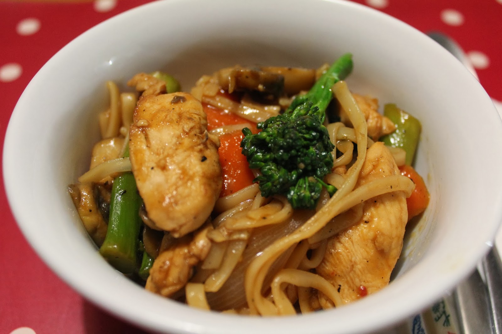 Hoisin and Chilli Chicken Chow Mein - A Dash Of Flavour Printable Recipes