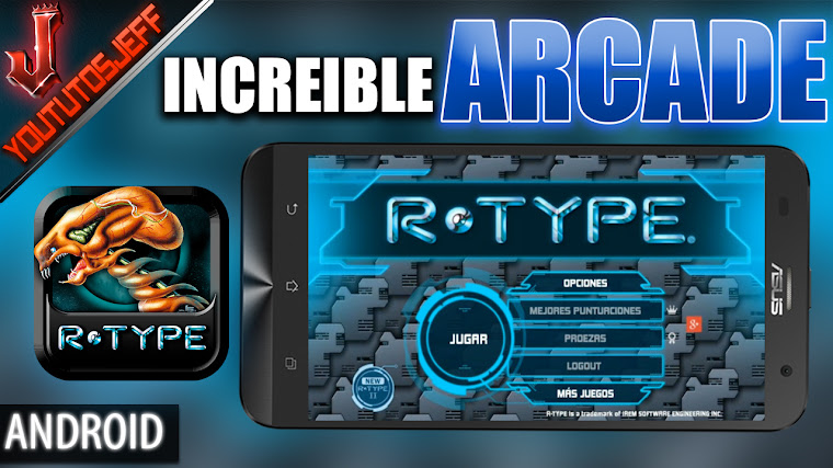 Increible juego arcade clasico R-TYPE Android