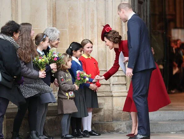 Kate Middleton, Meghan Markle, Countess of Wessex. Emilia Wickstead, Gabriela Hearst, Catherine Walker coat