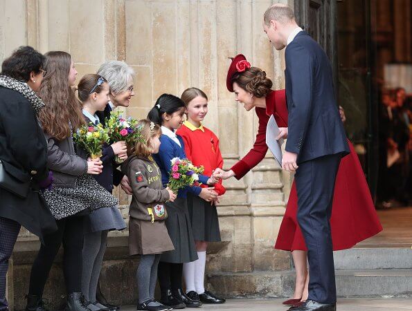 Kate Middleton, Meghan Markle, Countess of Wessex. Emilia Wickstead, Gabriela Hearst, Catherine Walker coat
