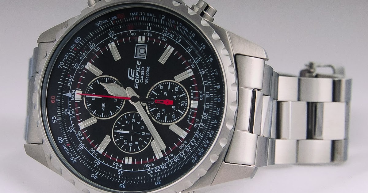 Casio Edifice EF527D-1AV with Slide Rule