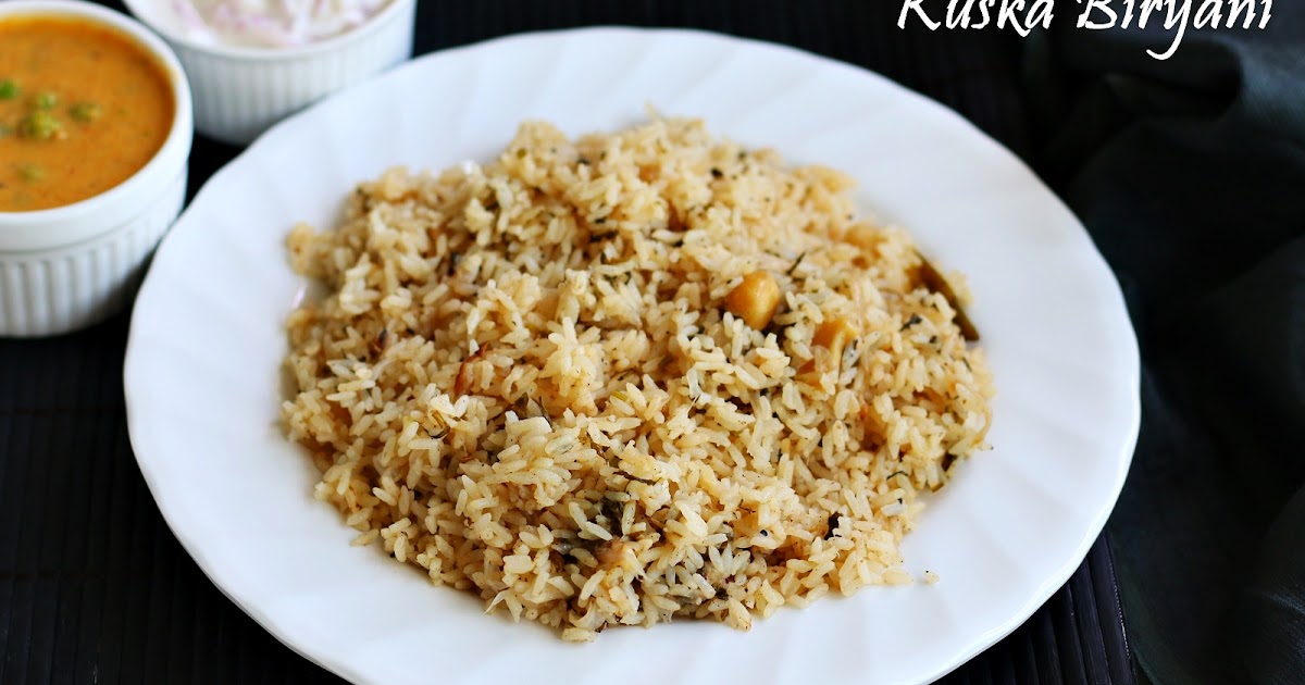Kuska recipe Kuska biryani recipe Jeyashri's Kitchen