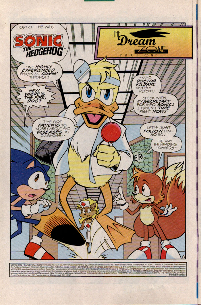 Read online Sonic The Hedgehog comic -  Issue #43 - 3