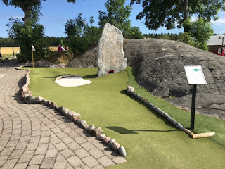Minigolf at Siggesta Gård, on Värmdö near Stockholm, Sweden by John Snelgrove July 2016