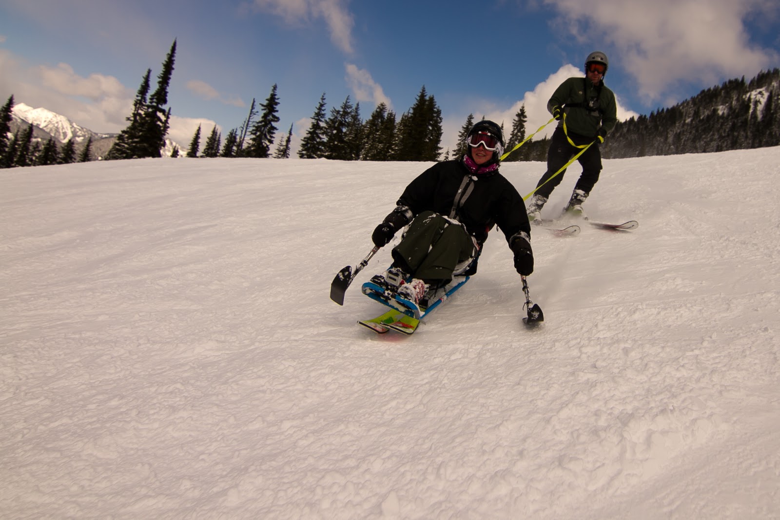 Wheelchair Wandering (Sit) Skiing