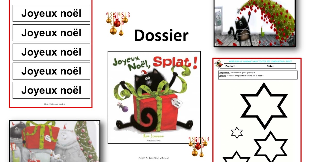 Chez Maicresse Karine: Dossier Joyeux Noel Splat