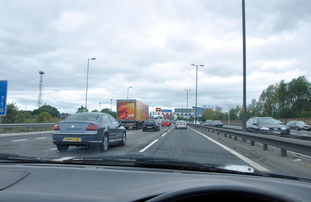 North Fife M6 Birmingham heading North