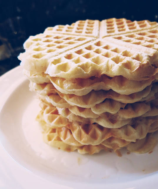 Stack of waffles