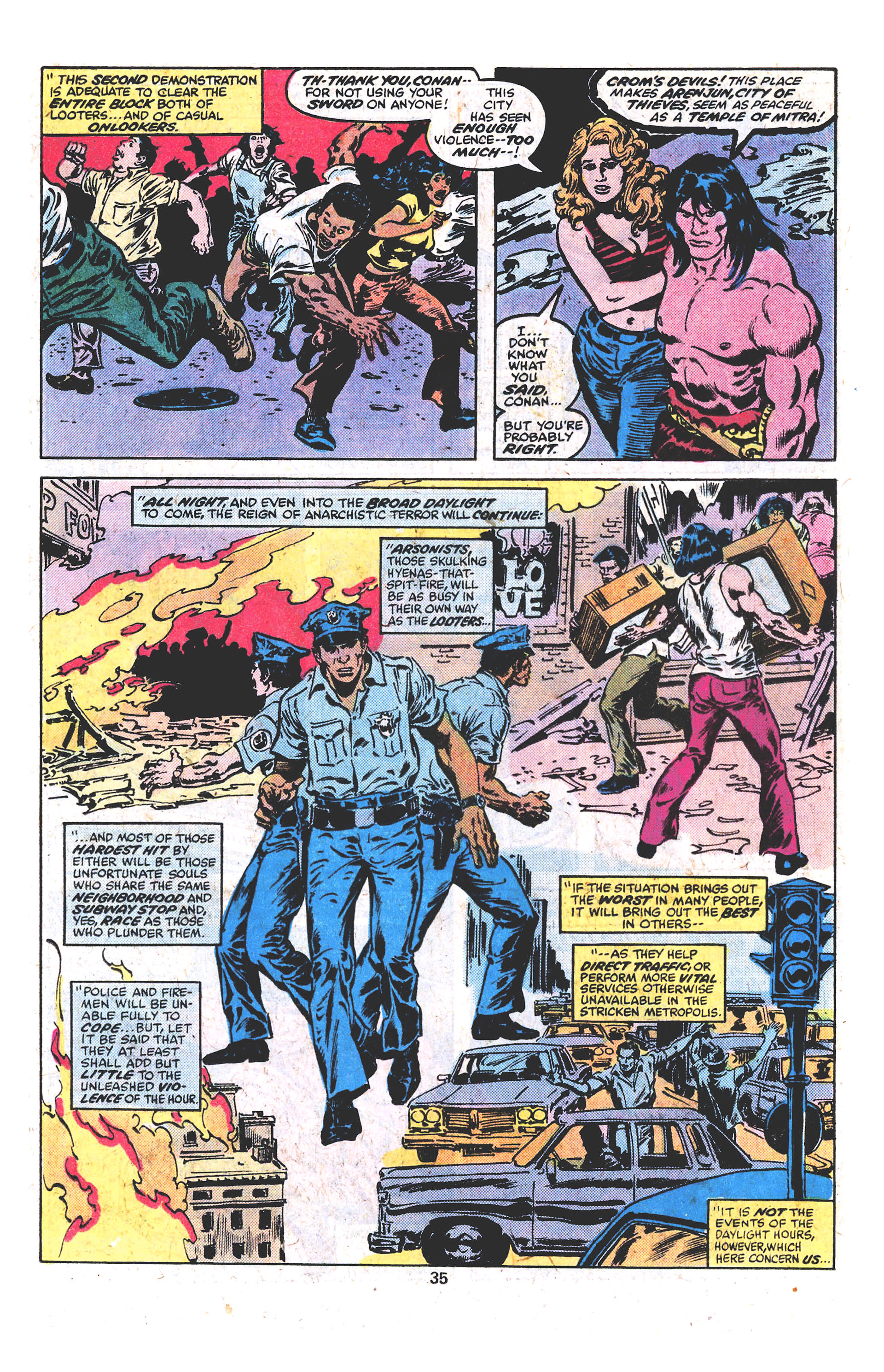 Read online What If? (1977) comic -  Issue #13 - Conan The Barbarian walked the Earth Today - 26