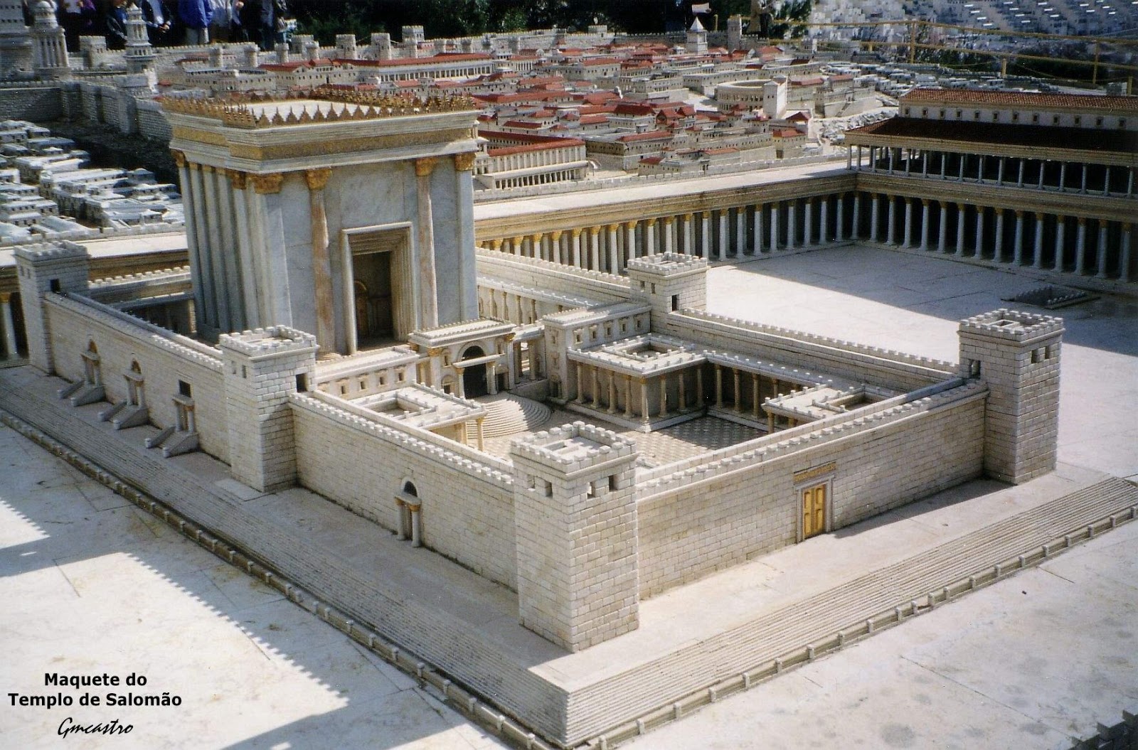 Maquete do templo de Salomão
