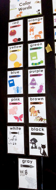 An Unconventional Kindergarten Word Wall | Fashion Craze Learning Days