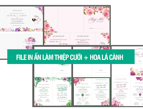 Chia sẻ mẫu thiệp cưới đẹp thiết kế bởi Lương Mạnh Huy  Diễn đàn Designer  Việt Nam