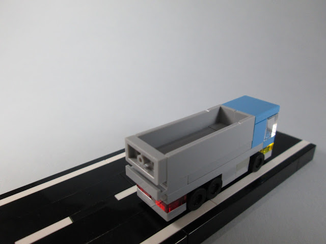 MOC LEGO camiões em micro escala, versão militar, cargo e dump