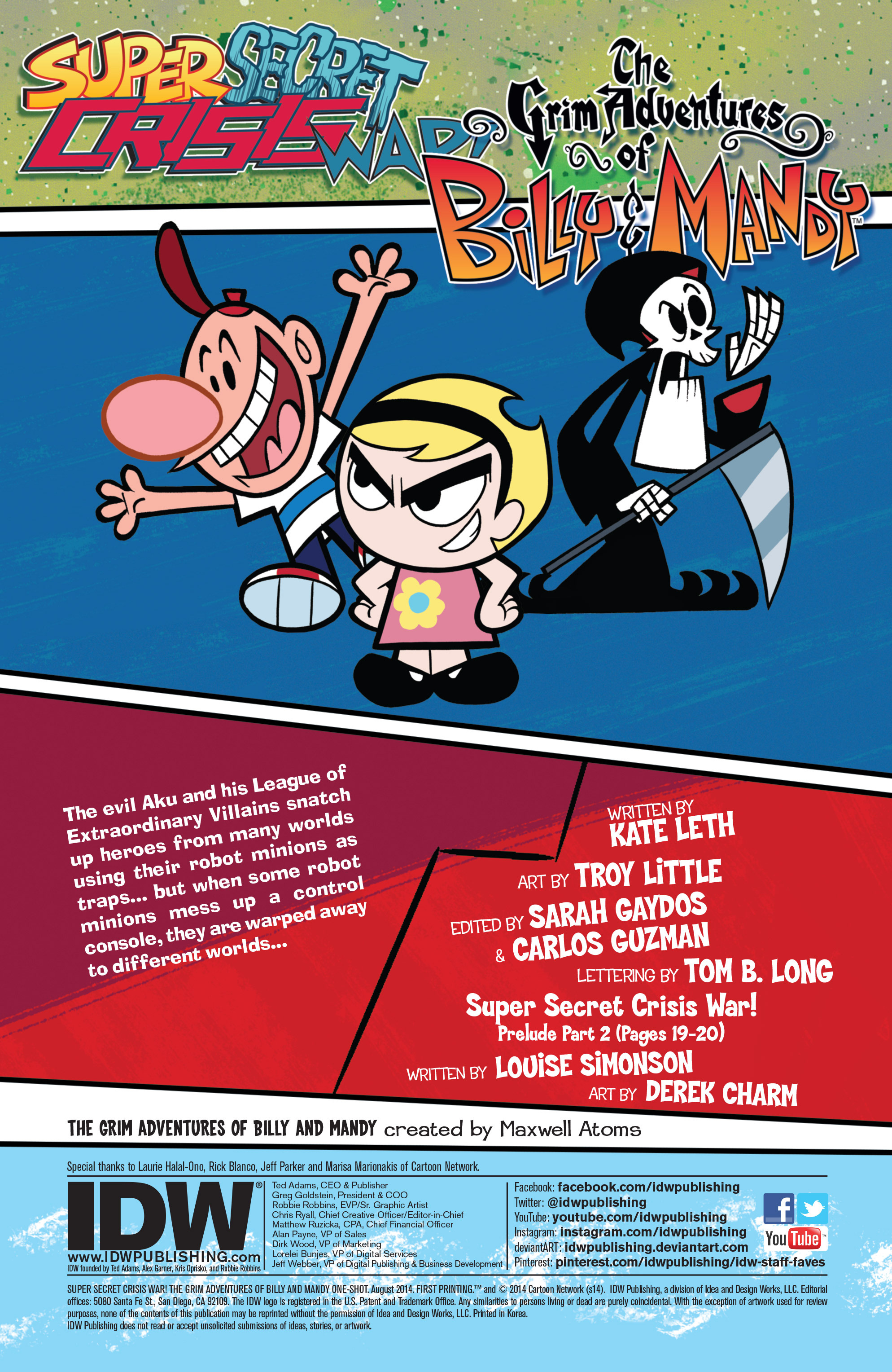 Read online Super Secret Crisis War! comic -  Issue # _Special - The Grim Adventures of Billy and Mandy - 2