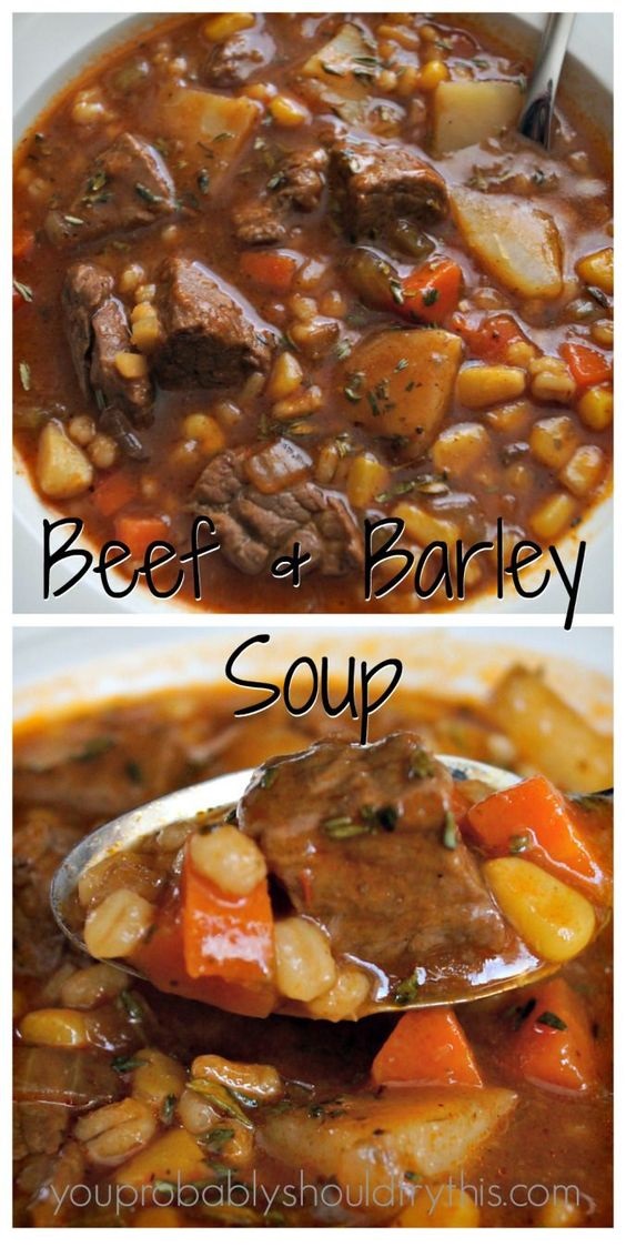 Hearty Beef & Barley Soup