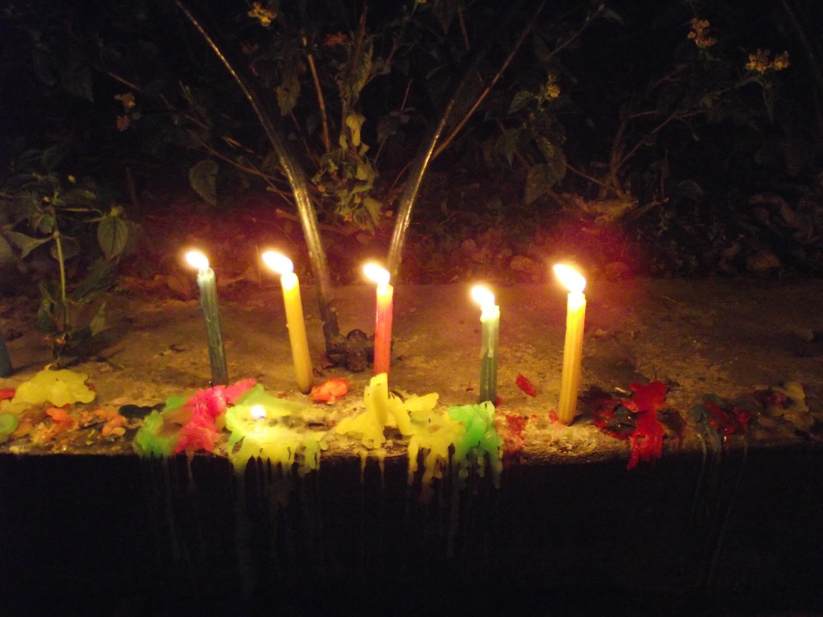 Carolina Chica in Costa Rica Day of the Little Candles Colombia