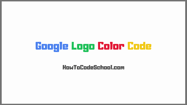 google logo color code hex code rgb