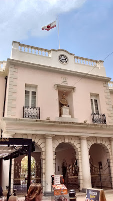 Photo of the Gibraltar Parliament building, headquarters of self-government in the highly-autonomous British territory.
