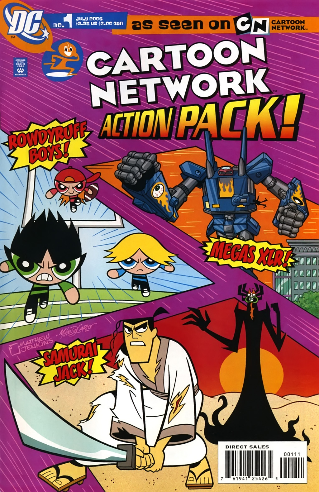 Read online Cartoon Network Action Pack comic -  Issue #1 - 1