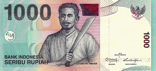 Tukaran Mata Wang Kadar Tukaran Wang Matawang Indonesia 1 000 Rupiah