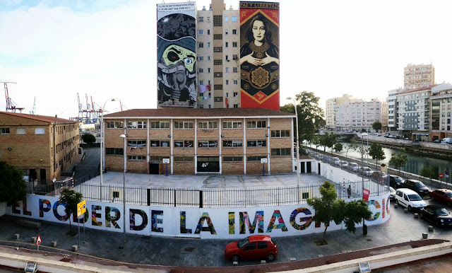 Street Art By British Muralist D*Face For The Maus Malaga Urban Art Event In Spain. 8
