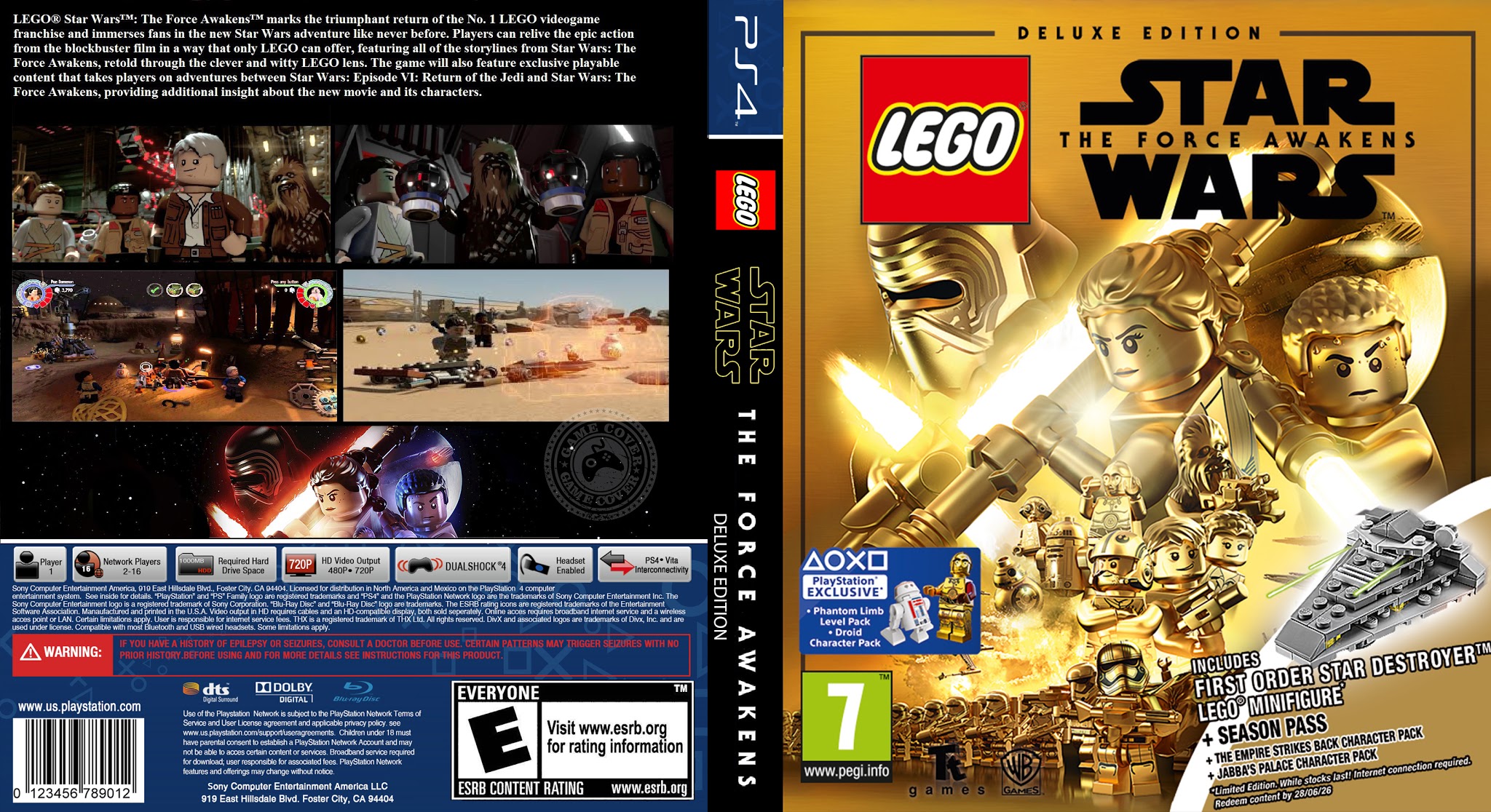 Jogo Lego Star Wars O Despertar Ed Deluxe PS4 - nivalmix