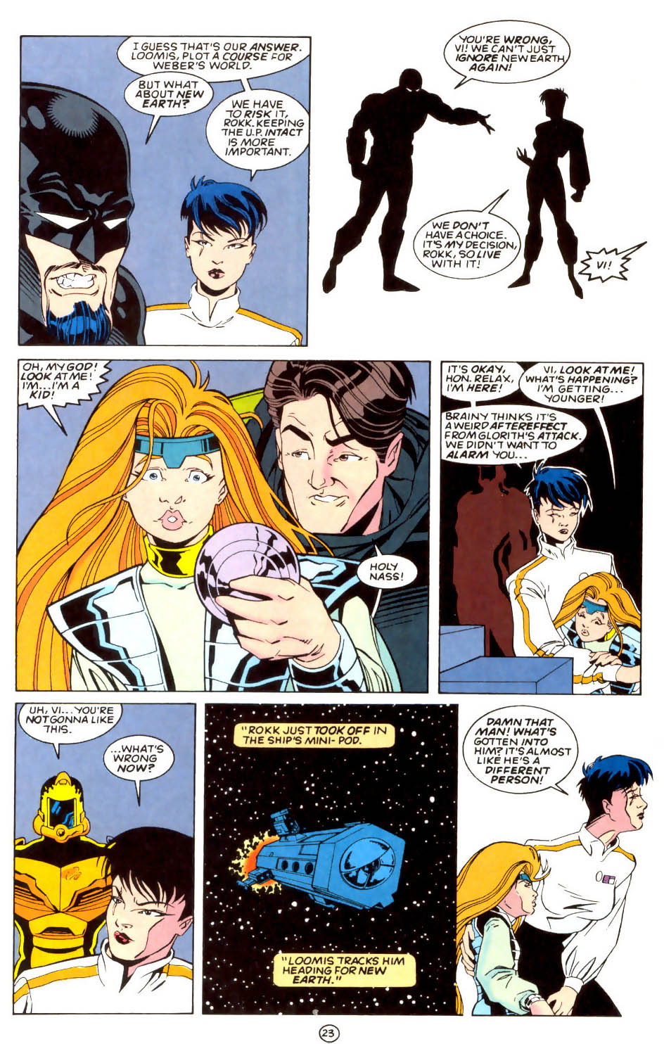 Legion of Super-Heroes (1989) 57 Page 23