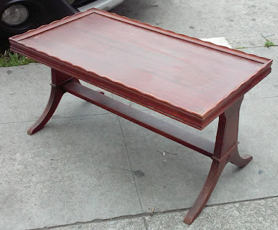 trestle leg coffee table reduced sold