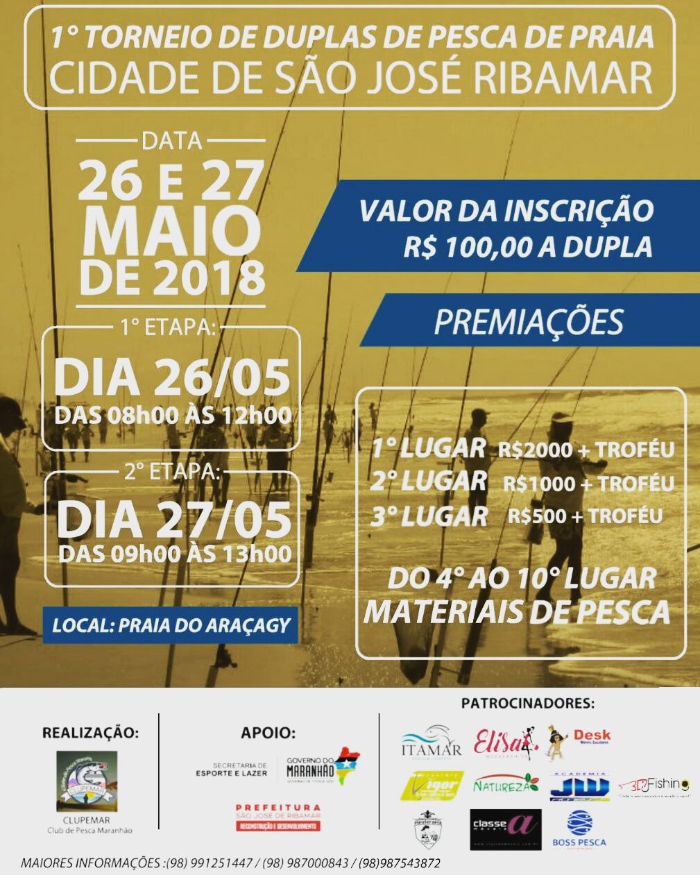 1º Torneio de Duplas de Pesca de Praia Cidade de São João Ribamar primeiro-torneio-de-duplas-de-pesca-de-praia-cidade-de-são-joão-ribamar