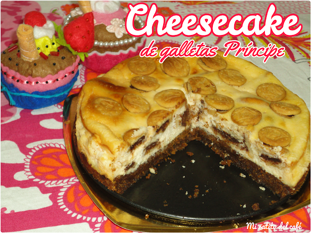 Cheesecake de galletas Príncipe