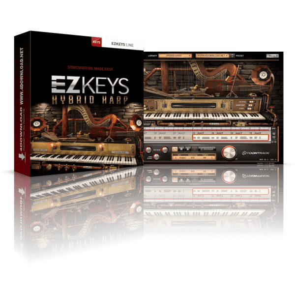 Toontrack EZkeys Hybrid Harp v1.0.1 Full version