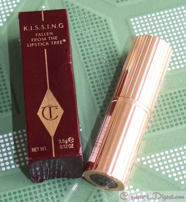 Charlotte Tilbury K.I.S.S.I.N.G. lipstick in Stoned Rose review, swatches