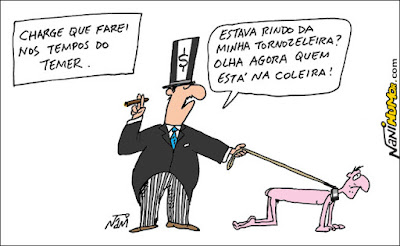 Resultado de imagem para temer charge