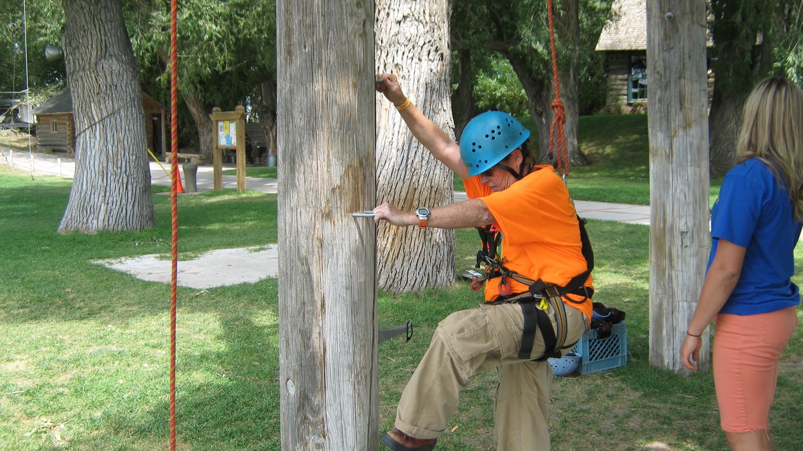 Ziplining Across the USA Monday August 12 CLAS Ropes Course Provo, Utah