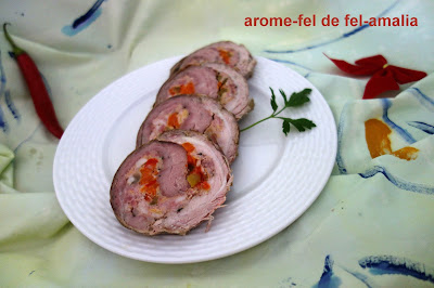 RULADA DE PORC CU LEGUME