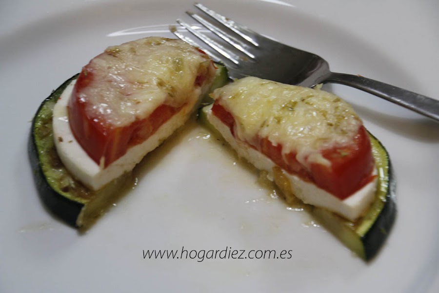 Montadito de calabacín