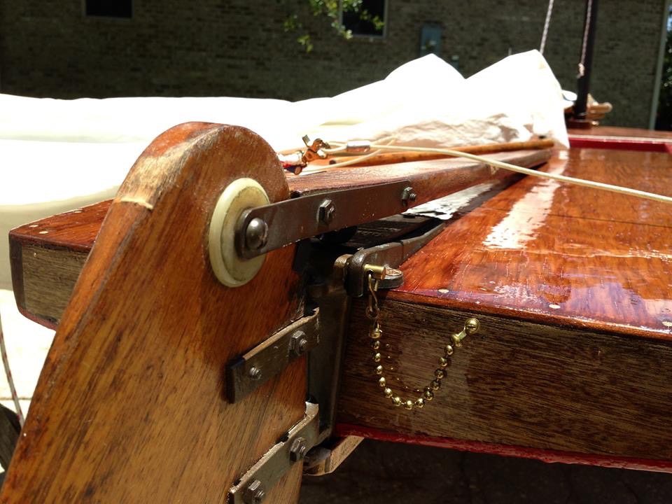 Small Boat Restoration Sunfish Rudder Conversion