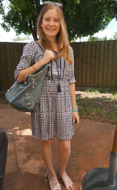 Away From Blue | Aussie Mum Style, From The Blue Jeans Rut: Summer and Balenciaga Tempete Day Bag