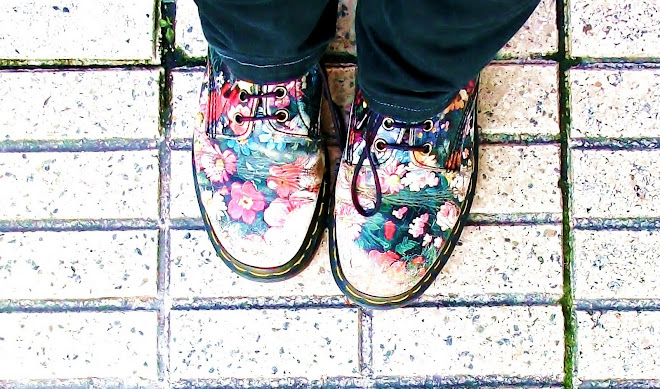 botas de flores