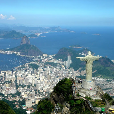Vistas de Río de Janeiro desde el cielo