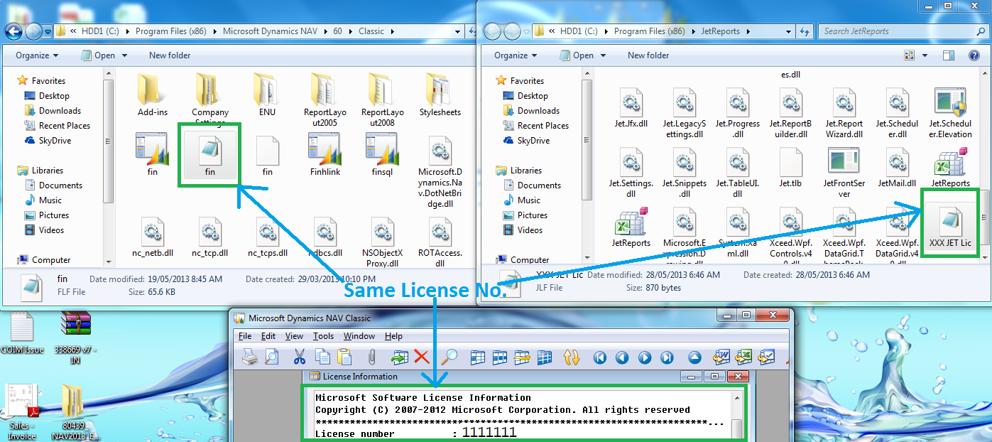 Configuration of JET Reports.