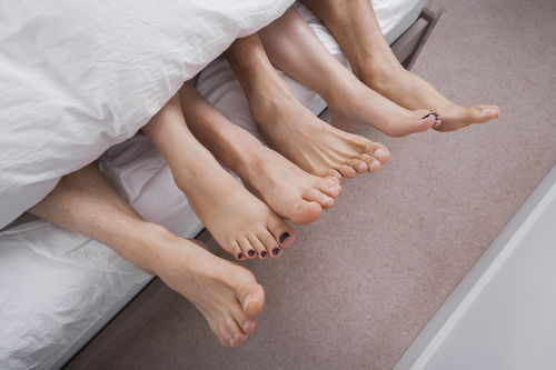 cumming on sleeping girlfriends feet7